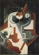 Juan Gris Single small round table oil painting